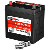 Аккумулятор RDrive OEM AGM-B20R (40 Ah) ((S) 28800-21181 / S34B20R TOYOTA))