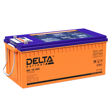Аккумулятор Delta GEL 12-200 (12В/200А·ч)