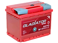 Аккумулятор Gladiator EFB (62 Ah)