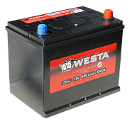 Аккумулятор Westa Asia 6СТ-75 VL (75 Ah)