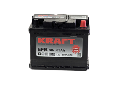 Аккумулятор Kraft EFB (65 Ah) 680 А, L2