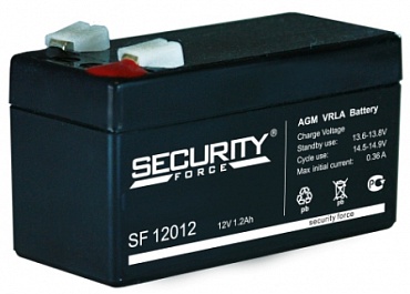 Аккумулятор Security Force SF 12012 (12В/1.2 А·ч)
