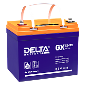 Аккумулятор Delta GX 12-33 (12V / 33Ah)