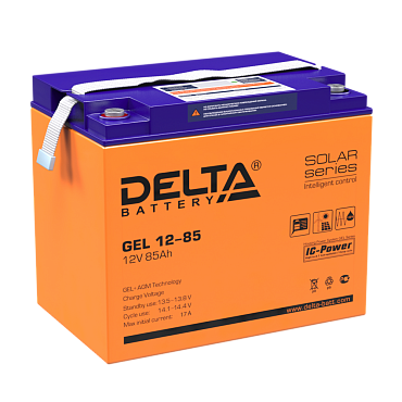 Аккумулятор Delta GEL 12-85 (12В/85А·ч)