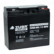 Аккумулятор ZUBR HRL 12-80 W (12V / 18Ah)