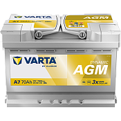 Аккумулятор Varta Dynamic AGM A7 (70 Ah) 570901076