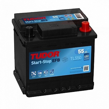Аккумулятор Tudor EFB (55 Ah) TL550