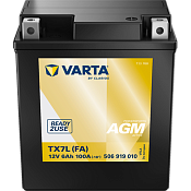 Аккумулятор Varta Powersports AGM TX7L (FA) Active (6 Ah) 506 919 010