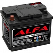 Аккумулятор ALFA Hybrid (60 Ah) L+