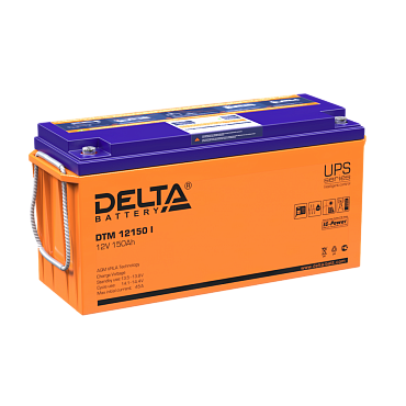 Аккумулятор Delta DTM 12150 I (12В/150 А·ч)