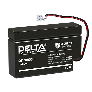 Аккумулятор Delta DT 12008 (12В/0.8 А·ч) (Т13)