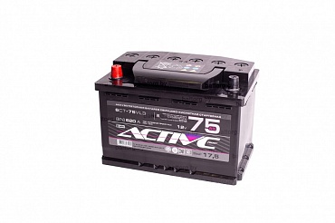 Аккумулятор АКТЕХ ACTIVE FROST 6СТ-75 (75 А/ч)