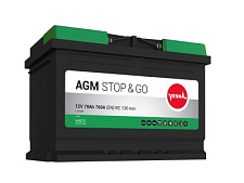 Аккумулятор Vesna AGM STOP&GO (70 Ah) 213070