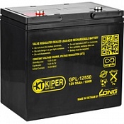 Аккумулятор Kiper GPL-12550 (12V / 55Ah)