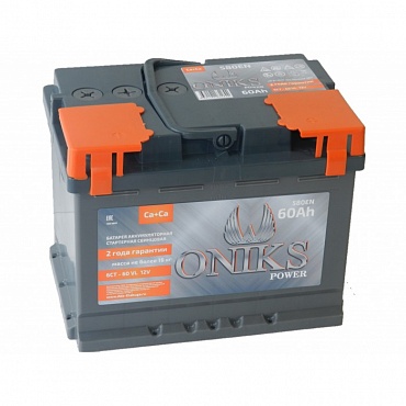 Аккумулятор ONIKS Power 6СТ-60L VL (60 А·ч) R+