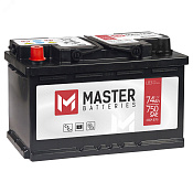Аккумулятор Master Batteries (74 Ah) 680 А, LB L+ (MB741E) L3 