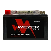 Аккумулятор WEZER YTX9 iGEL (9 Ah) WEZ9135L