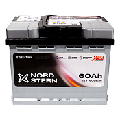 Аккумулятор NORDSTERN Evolution (60 Ah) L2 NS600S