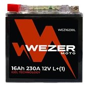 Аккумулятор WEZER YTX16 iGEL (16 Ah) WEZ16230L