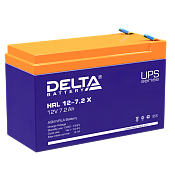Аккумулятор Delta HRL-X 12-7.2  (12V / 7.2Ah)