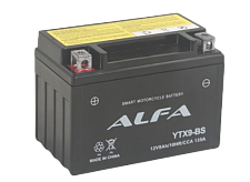 Аккумулятор ALFA (9 Ah) YTX9-BS
