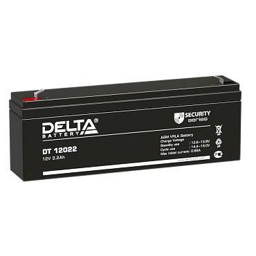 Аккумулятор Delta DT 12022 (12В/2.2 А·ч)
