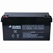 Аккумулятор ZUBR MARINE GEL NPG 12-150Ah (12V / 150Ah)
