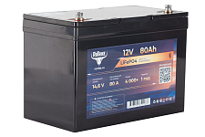Литиевый аккумулятор Rutrike LiFePO4 (12V/80Ah/80A BT) 26495