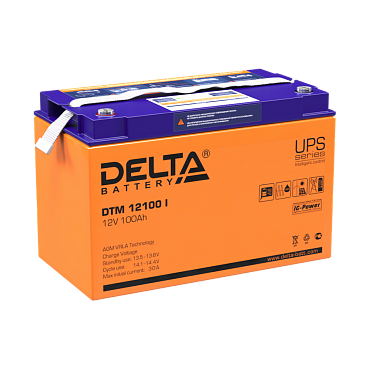 Аккумулятор Delta DTM 12100 I (12В/100 А·ч)
