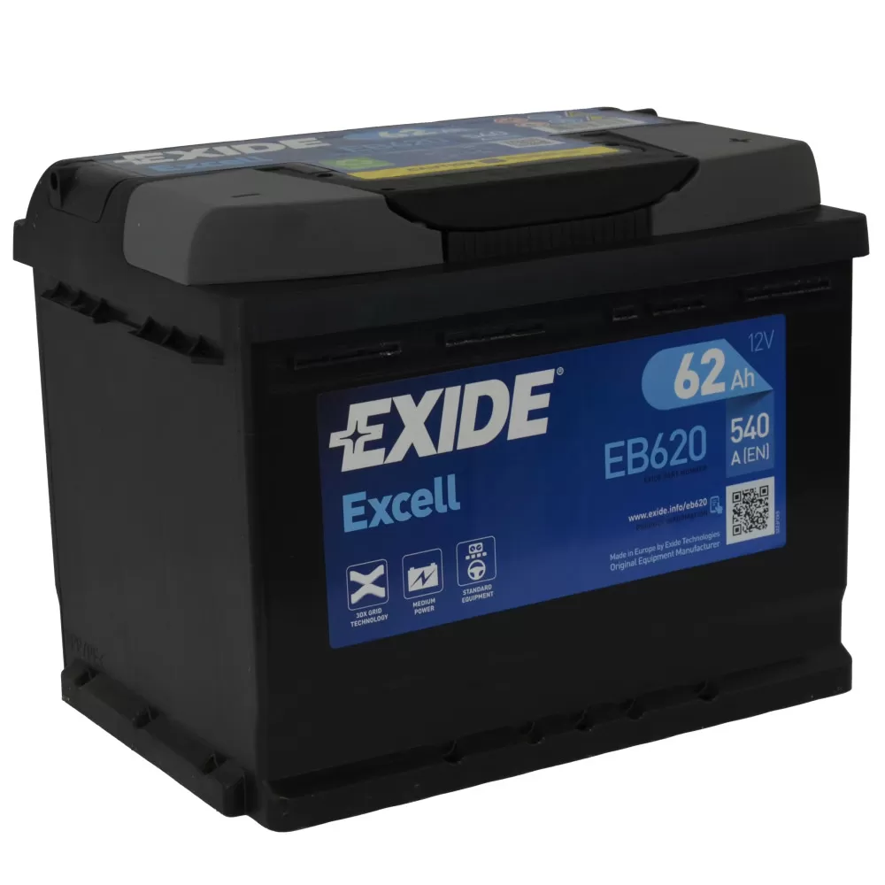 Exide Excell EB620 62Ah 620A