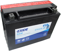 Аккумулятор Exide ETX24HL-BS (21 А·ч)