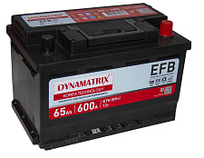 Аккумулятор DYNAMATRIX-KOREA EFB (65 Ah) DEL652