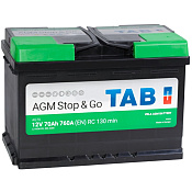 Аккумулятор TAB Stop & Go AGM (70 Ah) 213070