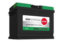 Аккумулятор Vesna AGM STOP&GO (60 А·ч)