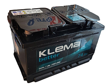 Аккумулятор Klema Better (74 Ah) LB