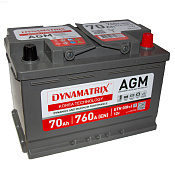 Аккумулятор DYNAMATRIX-KOREA (70 Ah) DEK700