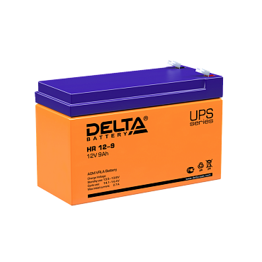 Аккумулятор Delta HR 12-9 (12В/9 А·ч)