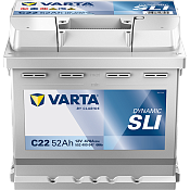 Аккумулятор Varta Dynamic SLI C22 (52 Ah) 552400047
