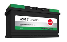 Аккумулятор Vesna AGM STOP&GO (95 Ah) 213090