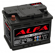 Аккумулятор ALFA Hybrid (55 Ah) L+